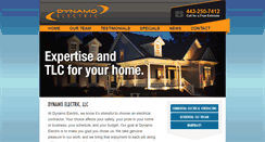 Desktop Screenshot of dynamoelectricllc.com